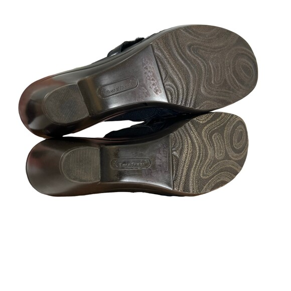 BareTraps Hazy Black Leather Chunky Heeled Mule Size 9 - Picture 4 of 9